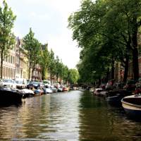 Views down the beautiful canals in Amsterdam | Nick Kostos