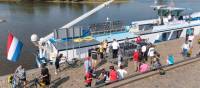 Fluvius Barge used on our Amsterdam to Bruges bike and boat holidays