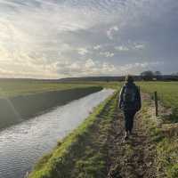 Wide open spaces on the trail
