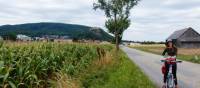 Cycling near the Slovak border, following the Danube River | Lilly Donkers
