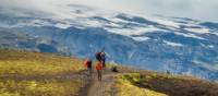 Cross the third largest geothermal zone in the world on the Laugavegur Trail in Iceland