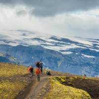 Cross the third largest geothermal zone in the world on the Laugavegur Trail in Iceland