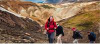 Experience the dramatic landscapes and natural beauty of the Laugavegur Trail in Iceland
