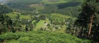 Looking down on Glendalough along the Wicklow Way | Nutan