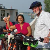 Cyclists on the Veneto Bike & Boat trip