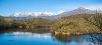 Mountain views are superb on the Via Francigena near Ivrea
