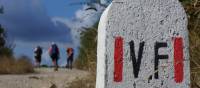 The road markers and other signs make it easier for self guided walkers on the Via Francigena