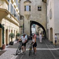 Cyclists in the streets of Bolzano | Rob Mills