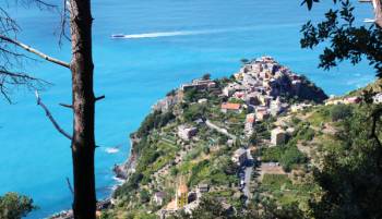 Looking down on the town of Corniglia&#160;-&#160;<i>Photo:&#160;Philip Wyndham</i>