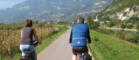cycling the Adige river valley Italy