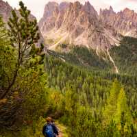 Hiking in the Dolomites. | Tim Charody