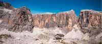 The stunning setting of the Kostner Hut in the Dolomites | Tim Charody