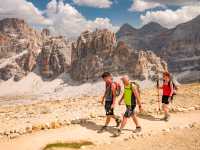 Hiking in the Dolomites. |  Tim Charody
