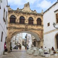 The old town citadel , Ostuni, Puglia, Italy. | Lesley Treloar