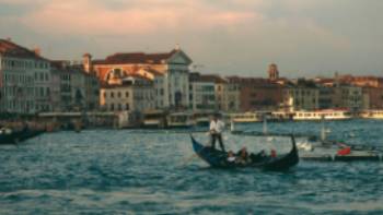 Gondola on Grand Canal in Venice | Kate Baker