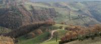 The rolling landscapes of Umbria are a feature of the St Francis Way camino route