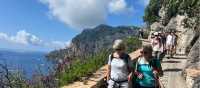 Hikers on the high trails in Capri | Kate Baker