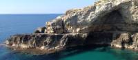 Grotto Diavolo where the Ionian Sea meets the Adriatic | Kate Baker