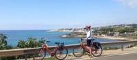 Cyclist on the Puglian Coast | Kate Baker