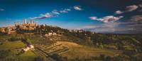 San Gimignano and the surrounding Tuscan landscape | Tim Charody