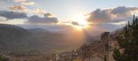 Sunset on the Magna Via Francigena in Sicily