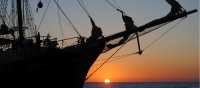 Dramatic sunsets on the Tuscany Bike and Sail trip