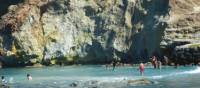 Thermal waters, Vulcano Island, Sicily | Kate Baker