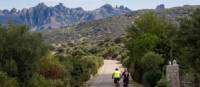 Cycling along the quiet roads of Sardinia