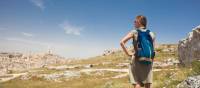 Reaching Matera in southern Italy