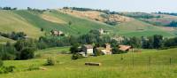 Country scenery near Parma in Italy