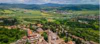 View over Chiusi on the St Francis Way