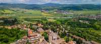 View over Chiusi on the St Francis Way