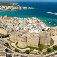 Aerial view of Otranto in Puglia