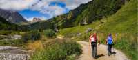 Hiking trails in the Dolomites