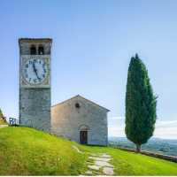 The medieval church in Col San Martino