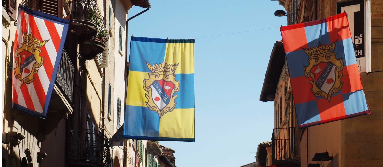 Streets of Città di Castello on the St Francis Way