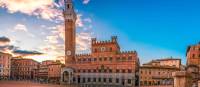 The impressive plaza in Siena