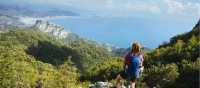 Looking out over the Amalfi Coast