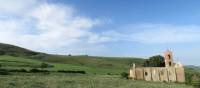 the ruin of a church on the Magna Via Francigena Sicily