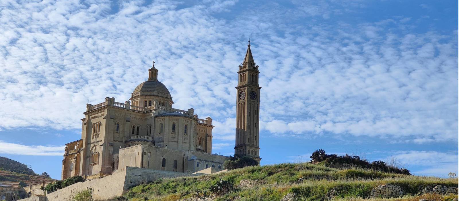 Ta' Pinu, The Basilica of the National Shrine of the Blessed Virgin on the island of Gozo near Gharb