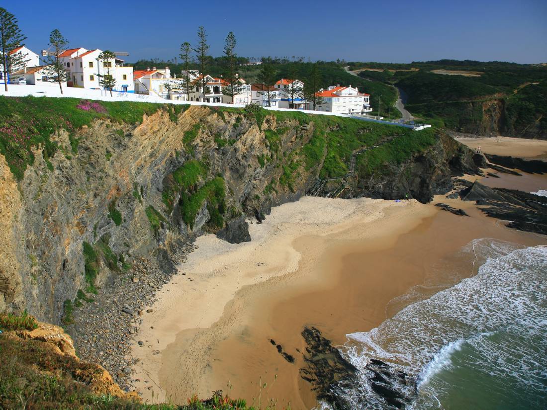 The white village of Zambujeira do Mar along the Rota Vicentina |  <i>John Millen</i>