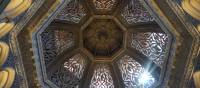 The ceiling of Monserrate Palace, a palatial villa near the fairytale village of Sintra