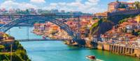 View of Porto and its famous bridge