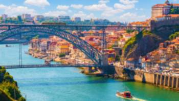 View of Porto and its famous bridge