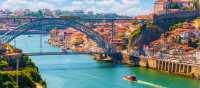View of Porto and its famous bridge