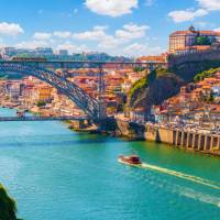 View of Porto and its famous bridge