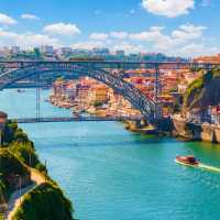View of Porto and its famous bridge