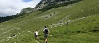 Hiking beneath the rocky summits of the Bucegi Mountains in Transylvania | Kate Baker