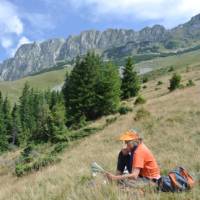 Resting below the limestone peaks of Piatra Craiului National Park | Lilly Donkers