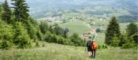 Hiking through Piatra Craiului National Park in Romania